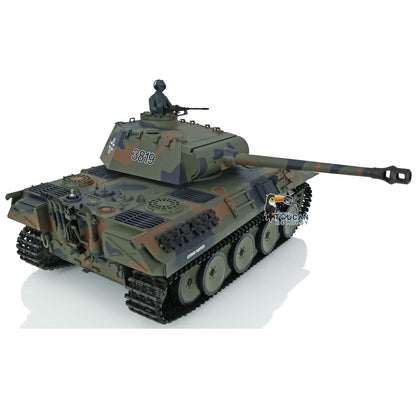TOUCAN RC HOBBY Henglong TK7.0 1/16 Plastic German Panther RTR RC Tank 3819 FPV 360 Degrees Turret BB IR Smoke Sounds Lights Metal Steel Driving Gearbox