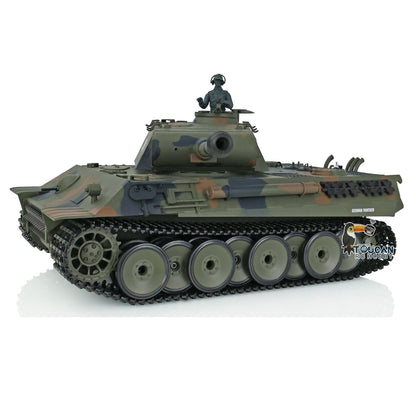 TOUCAN RC HOBBY Henglong TK7.0 1/16 Plastic German Panther RTR RC Tank 3819 FPV 360 Degrees Turret BB IR Smoke Sounds Lights Metal Steel Driving Gearbox