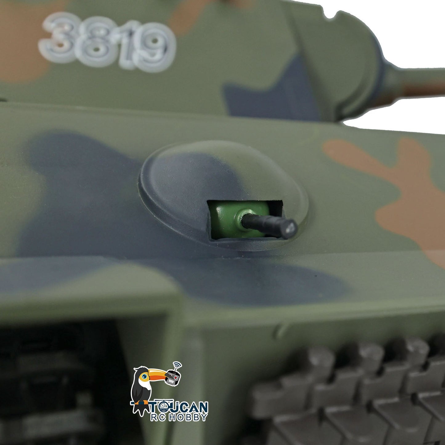 TOUCAN RC HOBBY Henglong 1/16 TK7.0 Promotion 3819 German Panther V RTR RC Tank IR BB 360 Degrees Turret Smoke Metal Tracks Sprockets Idlers Wheels Gearbox