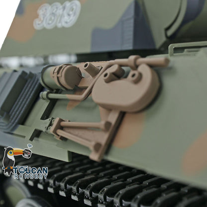 TOUCAN RC HOBBY Henglong TK7.0 1/16 Plastic German Panther RTR RC Tank 3819 FPV 360 Degrees Turret BB IR Smoke Sounds Lights Metal Steel Driving Gearbox