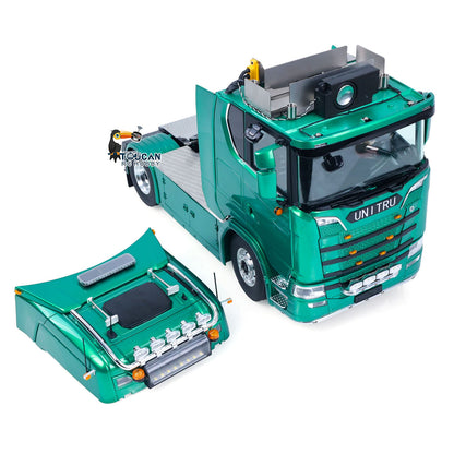 In Stock TOUCAN RC HOBBY Z008 1/14 4x4 Metal Chassis RC Tractor Truck 2Speed Gearbox Magnetic High Roof Chassis Suspension Smoke Light Sound RTR