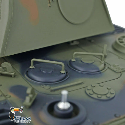 TOUCAN RC HOBBY Henglong 1/16 TK7.0 Promotion 3819 German Panther V RTR RC Tank IR BB 360 Degrees Turret Smoke Metal Tracks Sprockets Idlers Wheels Gearbox