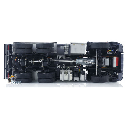 1/14 6x6 TOUCAN Hydraulic RC Dump Truck Metal Radio Controlled Tipper Car Differential Lock Light Sound FlySky I6S