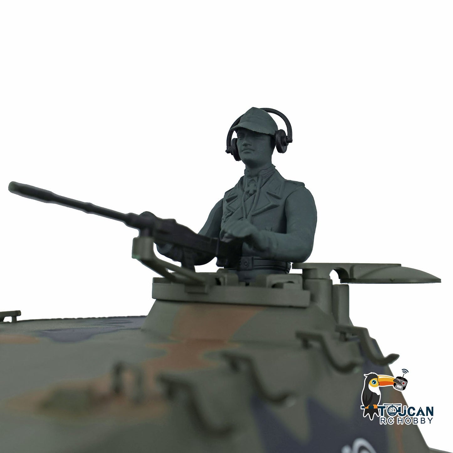 TOUCAN RC HOBBY Henglong 1/16 TK7.0 German Panther RTR RC Tank 3819 FPV 360 Degrees Turret BB IR Smoke Metal Barrel Tracks Sprockets Idlers Road Wheels