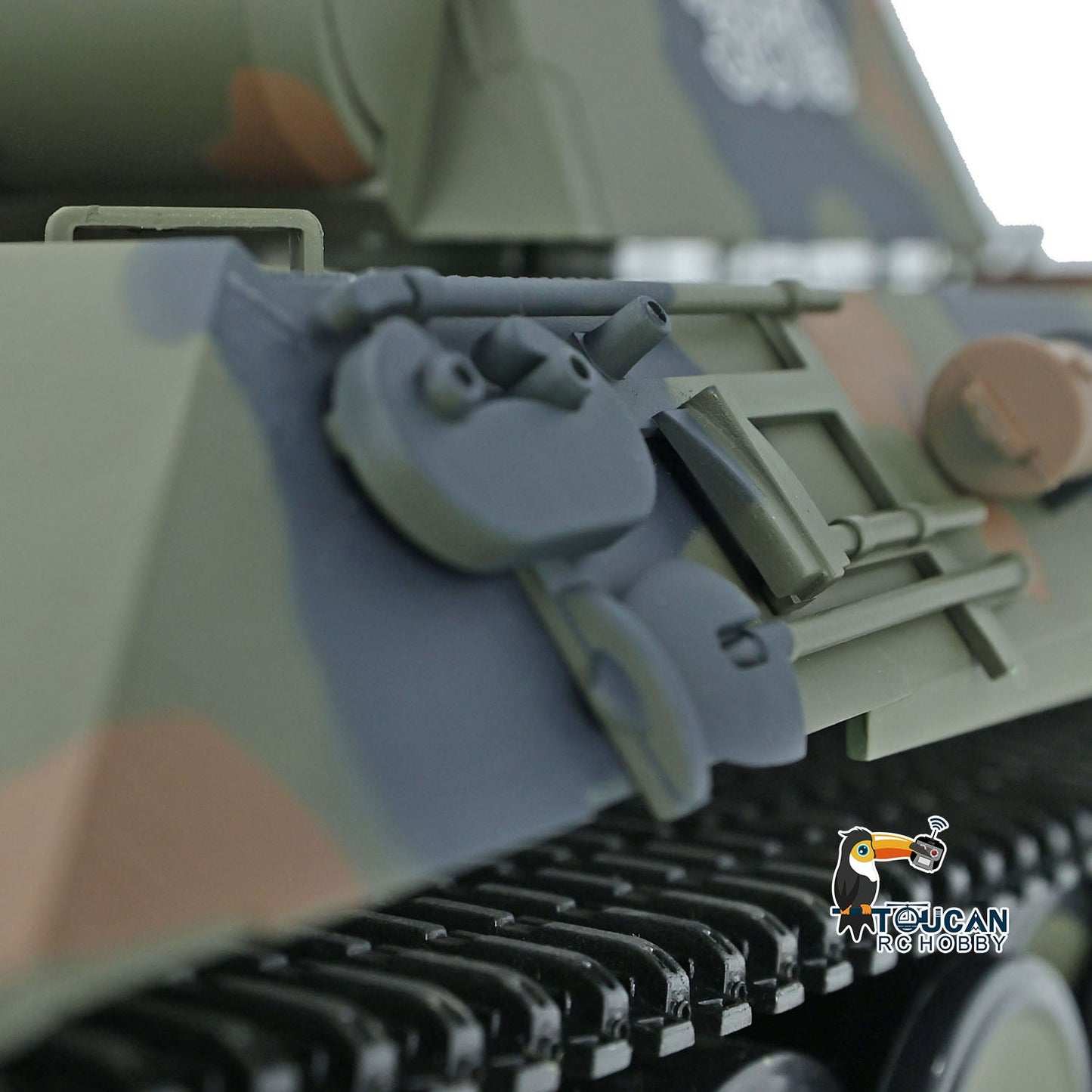 TOUCAN RC HOBBY Henglong 1/16 TK7.0 Plastic German Tiger I Panther RTR RC Tank 3818/3819 360 Degrees Turret Infrared Combat BB Sounds Lights Smoke Model
