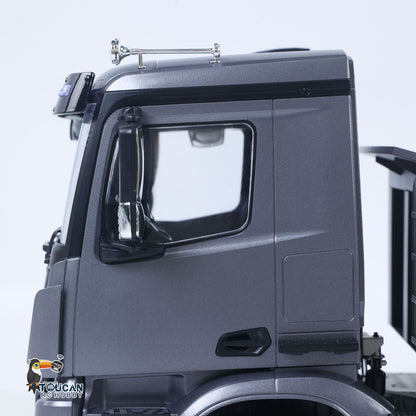 In Stock 1/14 6x6 TOUCAN Hydraulic RC Dump Truck Metal Radio Controlled Tipper Car Differential Lock Light Sound FlySky I6S