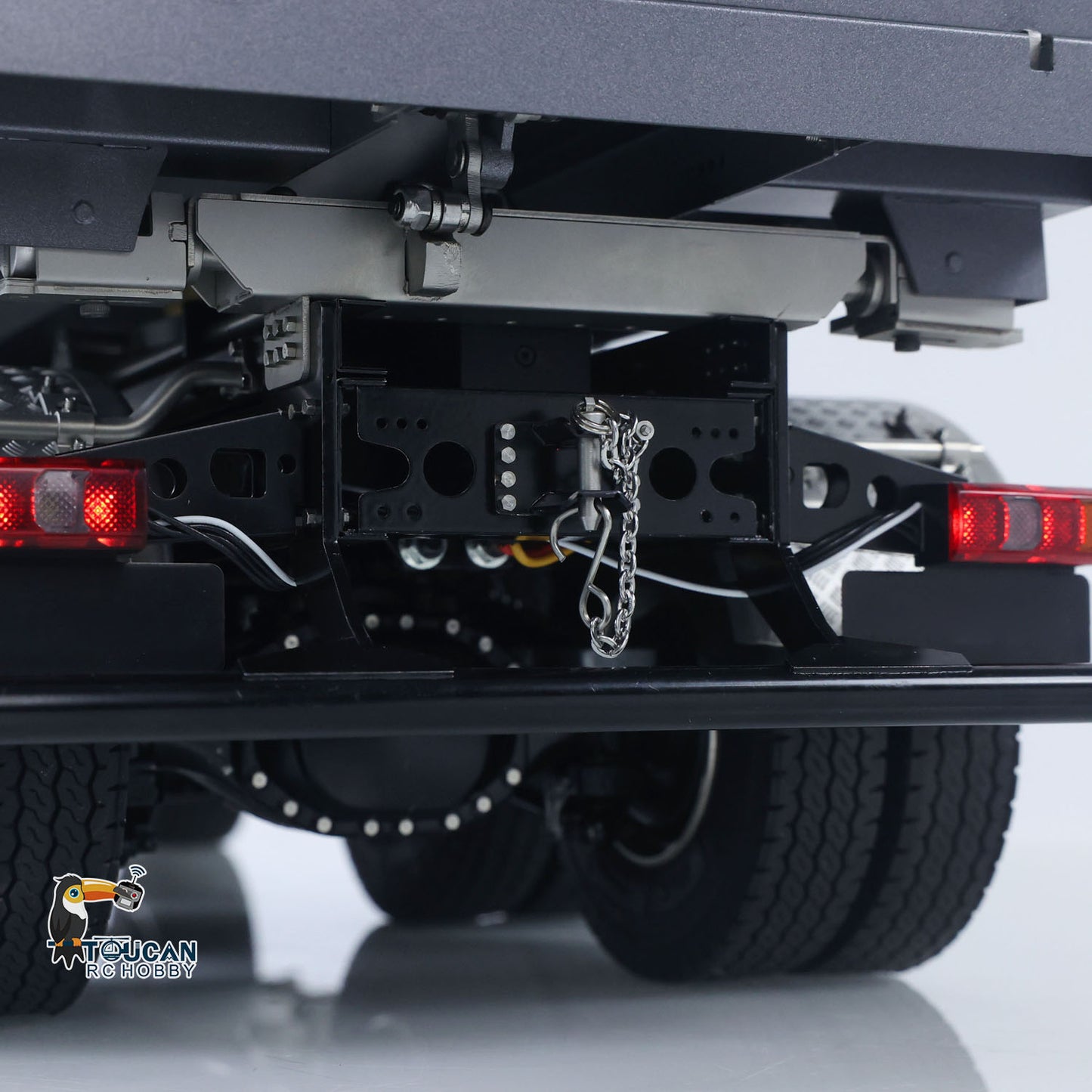 1/14 6x6 TOUCAN Hydraulic RC Dump Truck Metal Radio Controlled Tipper Car Differential Lock Light Sound FlySky I6S