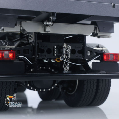 1/14 6x6 TOUCAN Hydraulic RC Dump Truck Metal Radio Controlled Tipper Car Differential Lock Light Sound FlySky I6S