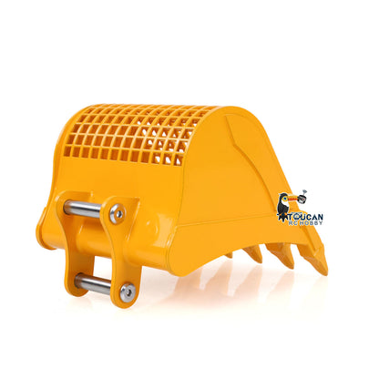 TOUCAN RC HOBBY  Metal Grille/ Rake/ Trapezoidal/ Narrow Toothed/ Toothless/ Bucket for 323GX 1/12 Remote Control Hydraulic Excavator Metal RC Heavy Machine Digger Construction Car DIY Model