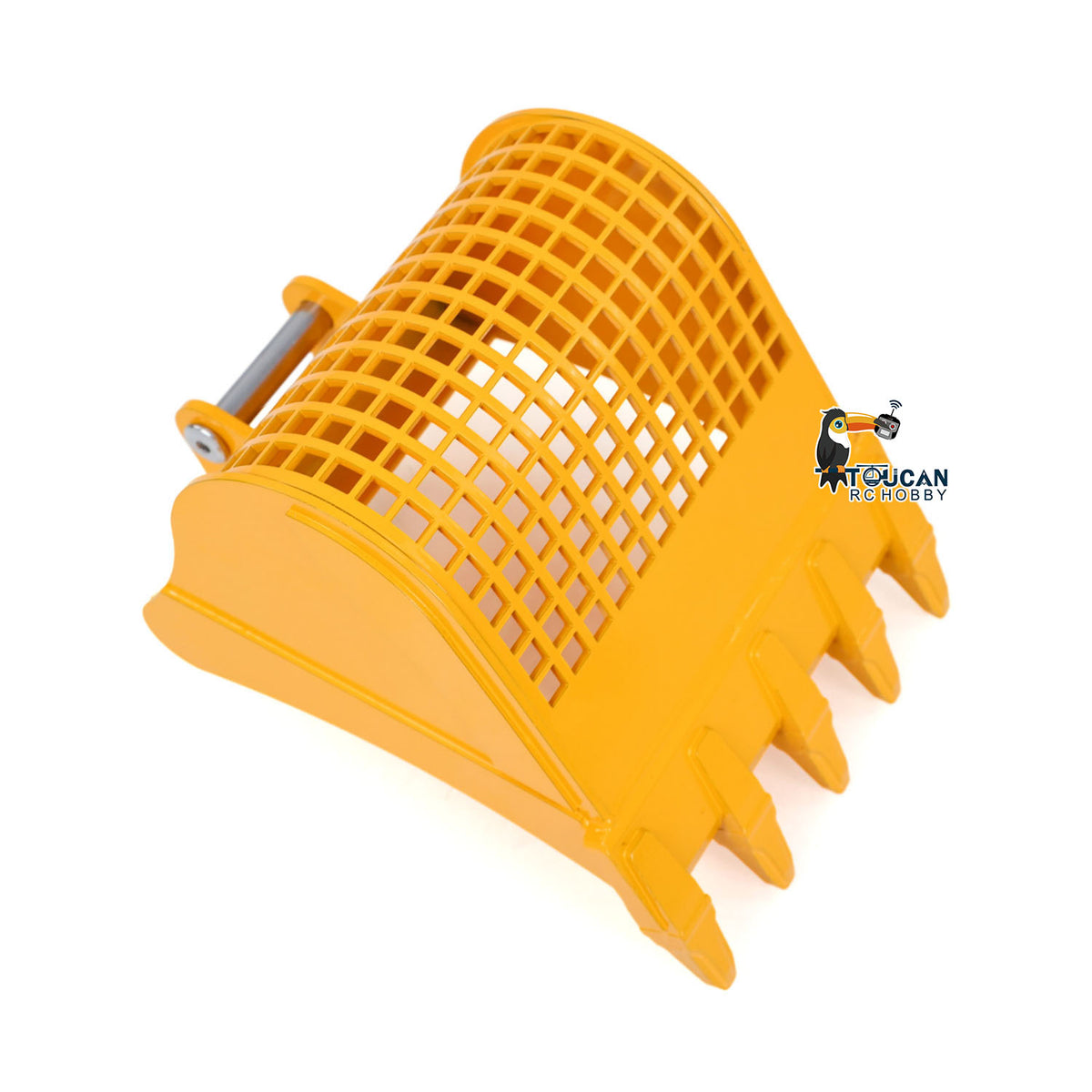 TOUCAN RC HOBBY  Metal Grille/ Rake/ Trapezoidal/ Narrow Toothed/ Toothless/ Bucket for 323GX 1/12 Remote Control Hydraulic Excavator Metal RC Heavy Machine Digger Construction Car DIY Model