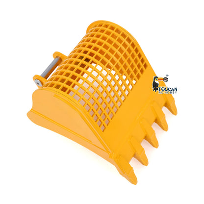 TOUCAN RC HOBBY  Metal Grille/ Rake/ Trapezoidal/ Narrow Toothed/ Toothless/ Bucket for 323GX 1/12 Remote Control Hydraulic Excavator Metal RC Heavy Machine Digger Construction Car DIY Model