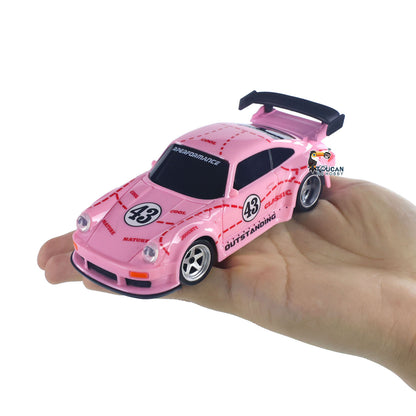 UK Stock JIABAILE 993 2.4G Mini RC Drift Car 1/43 Racing Vehicle 4WD Ready to Go Toy Model Gyroscope Radio Battery Lights 4305A