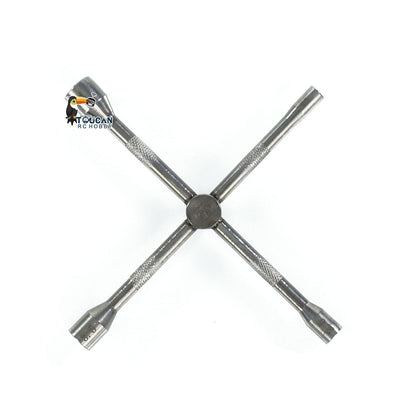 JDM-213 Metal Cross Socket 2.0/2.5/3.5/4.0mm for Scale RC Truck Excavator Loader Construction Vehicle Model DIY Accessories