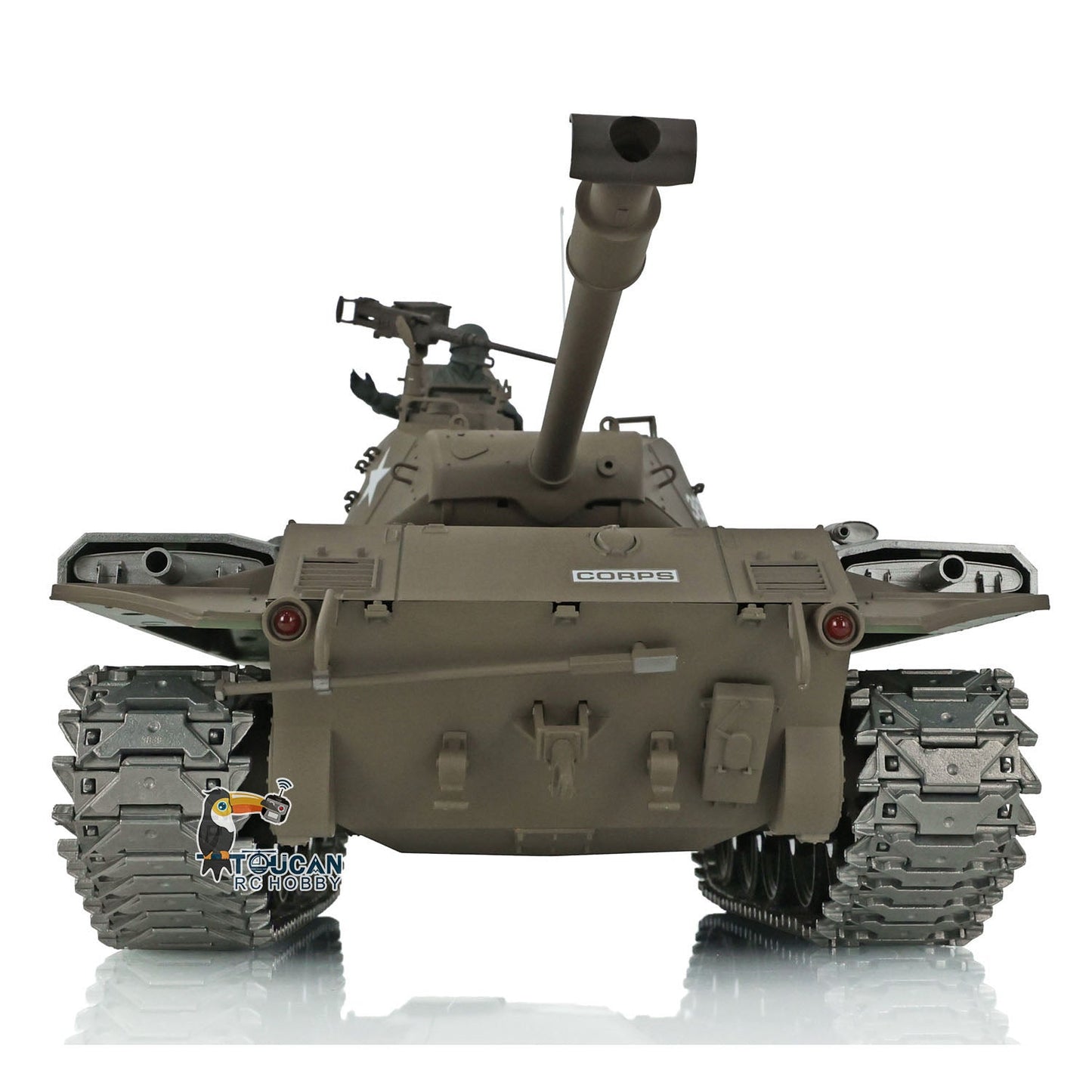 TOUCAN RC HOBBY Henglong 1/16 TK7.0 USA Walker Bulldog 3839 RTR RC Tank FPV 360 Degrees Turret Smoke IR BB Unit Metal Tracks Gearbox Sprockets Wheels