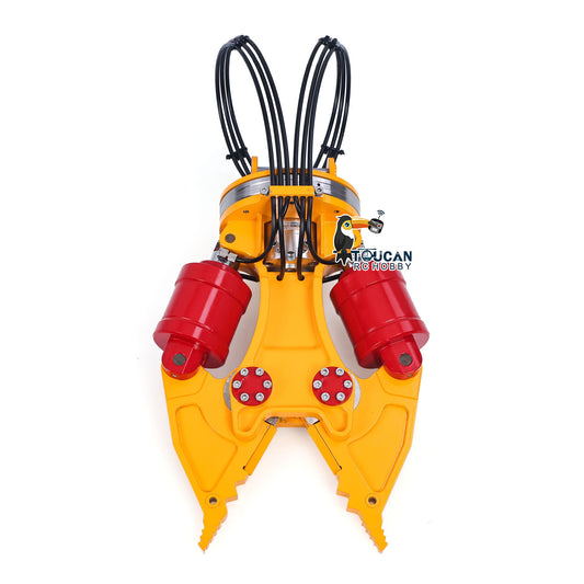 New Product Metal Hydraulic Shear Electric Hammer with 270 Degrees Rotation for 1/12 RC Hydraulic Digger C395 976 Remote Control Construction Vehicles Excavator