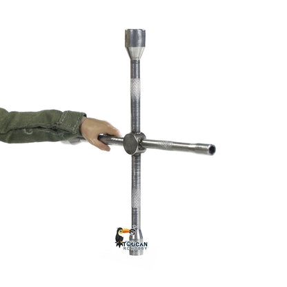 JDM-213 Metal Cross Socket 2.0/2.5/3.5/4.0mm for Scale RC Truck Excavator Loader Construction Vehicle Model DIY Accessories