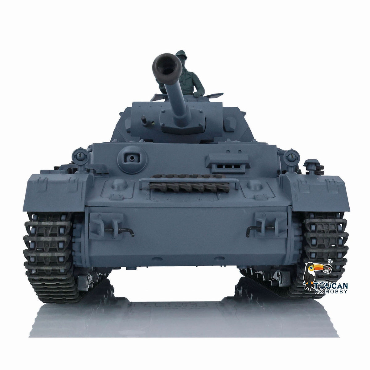 TOUCAN RC HOBBY Heng Long 1/16 TK7.0 Kunststoff deutscher Panzer IV F2 F 3858 3859 RTR RC Panzermodell Infrarot-Kampf 360-Grad-Turm BB-Einheit Rauch Metallrohr