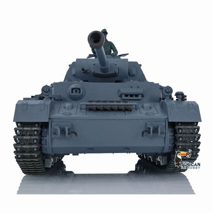 TOUCAN RC HOBBY Henglong 1/16 Plastic TK7.0 3858/3859 German Panzer IV F2 F RTR RC Tank FPV Infrared Comkbat 360 Degrees Turret Smoke BB Steel Driving Gearbox Metal Barrel