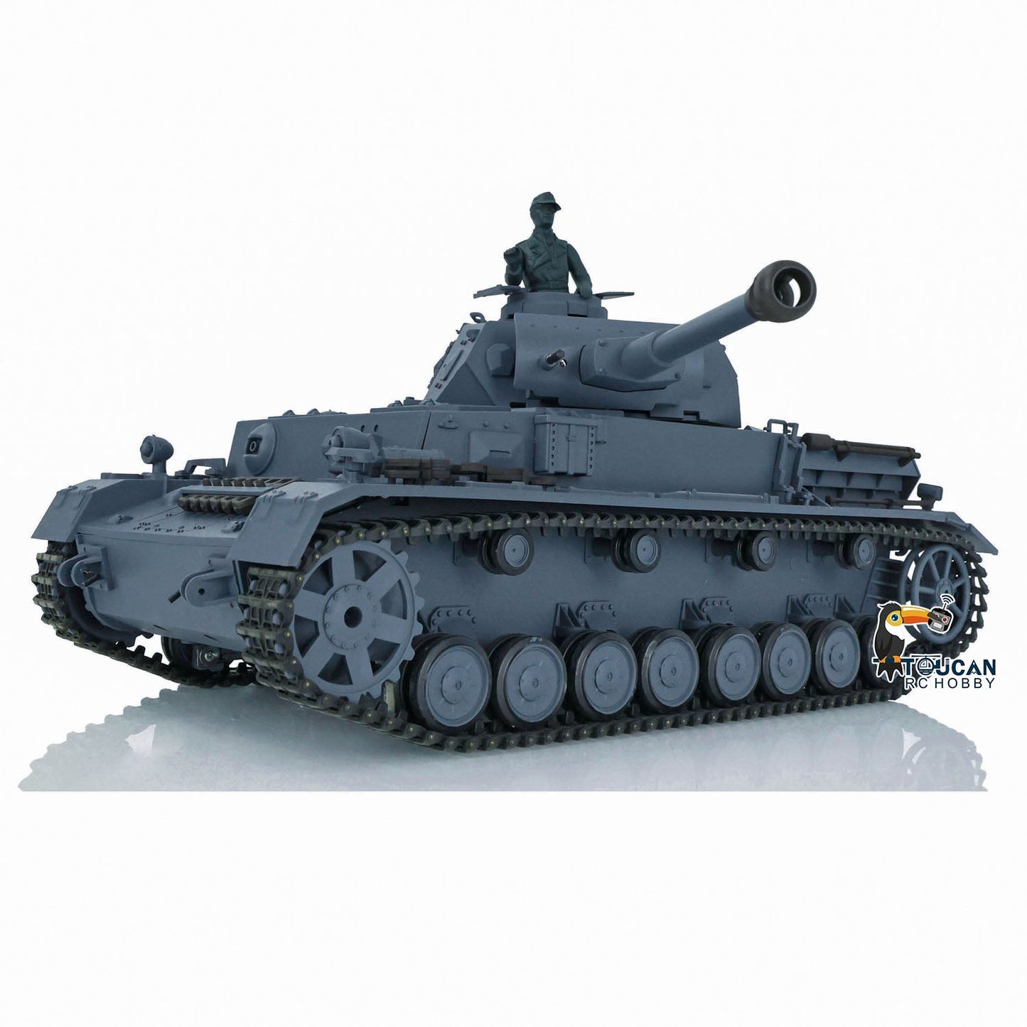 TOUCAN RC HOBBY Henglong 1/16 Plastic TK7.0 3858/3859 German Panzer IV F2 F RTR RC Tank FPV Infrared Comkbat 360 Degrees Turret Smoke BB Steel Driving Gearbox Metal Barrel