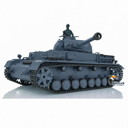 TOUCAN RC HOBBY Henglong 1/16 Plastic TK7.0 3858/3859 German Panzer IV F2 F RTR RC Tank FPV Infrared Comkbat 360 Degrees Turret Smoke BB Steel Driving Gearbox Metal Barrel