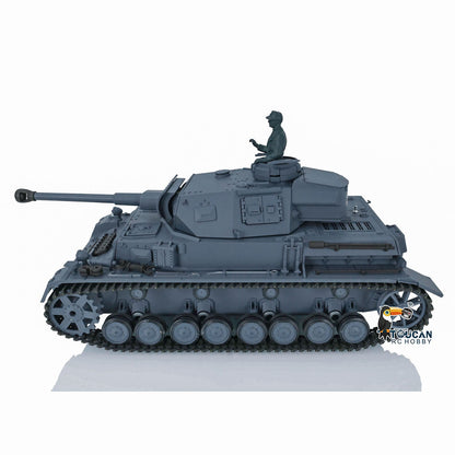 TOUCAN RC HOBBY Heng Long 1/16 TK7.0 Kunststoff deutscher Panzer IV F2 F 3858 3859 RTR RC Panzermodell Infrarot-Kampf 360-Grad-Turm BB-Einheit Rauch Metallrohr