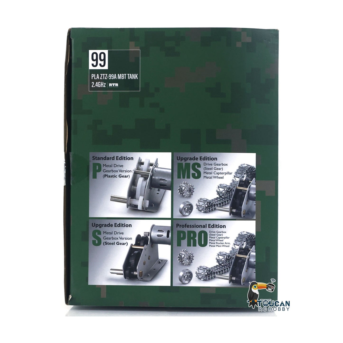 Heng Long 3899A 1/16 Radio Control Main Battle Tank RC Military Model Infrared Combat Smoking Metal Tracks Idlers Road Wheels