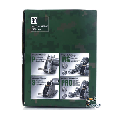 Heng Long 3899A 1/16 Radio Control Main Battle Tank RC Military Model Infrared Combat Smoking Metal Tracks Idlers Road Wheels