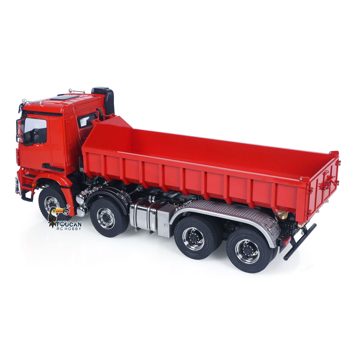 1/14 8x8 Metal Hydraulic RC Dumper Tipper Car Radio Control Full Dump Trucks with Standard Bucket Hobby Model DIY PNP