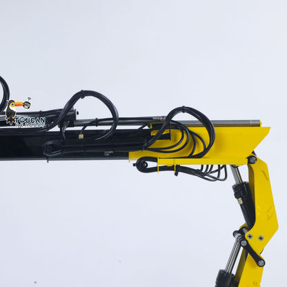 Metal Cargo Box & Hydraulic Crane 7CH Valve Pump for LESU 1/14 Radio Controleld Roll Off Dumper Truck DIY RC Tipper Model Car