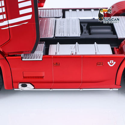 TOUCAN RC HOBBY US Stock 6*4 HUINA 1501PRO 1/18 RC Tractor Truck RTR Plastic Radio Controlled Construction Vehicle Light Sound Unit Assembled Finished Model