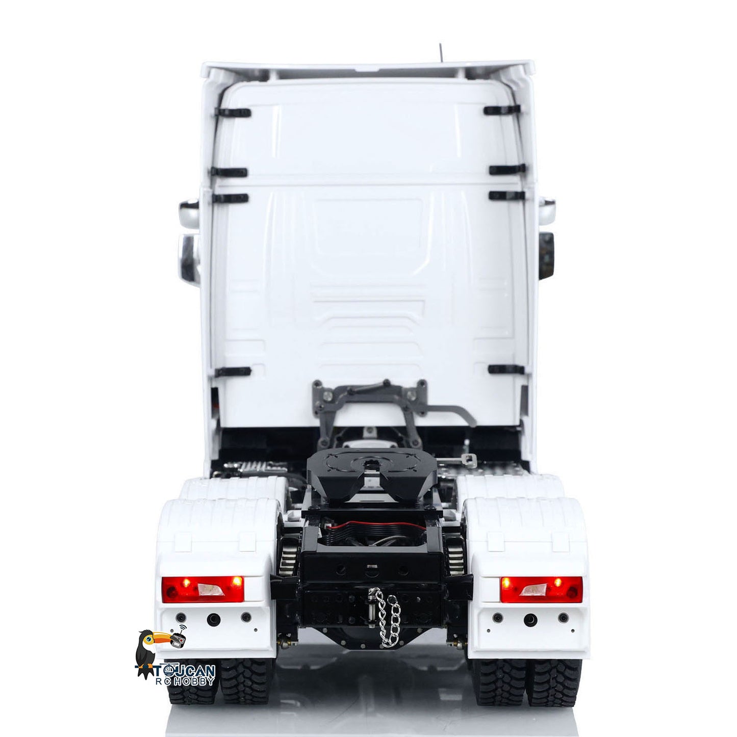 TOUCAN RC HOBBY MD 1/14 6x6 Metal RC Tractor Truck 770S Remote Control Car Model 2 Speed Transmission Metal Chassis FlySky ST8  CNC Differential Lock Axles Sound Light Motor Servo ESC