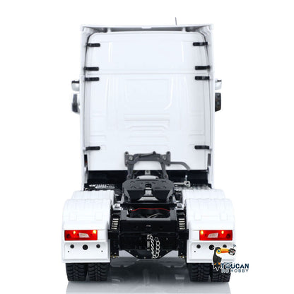 MD 1/14 6x6 Metal RC Tractor Truck 770S Remote Control Car Model 2 Speed Transmission Metal Chassis FlySky ST8  CNC Differential Lock Axles Sound Light Motor Servo ESC