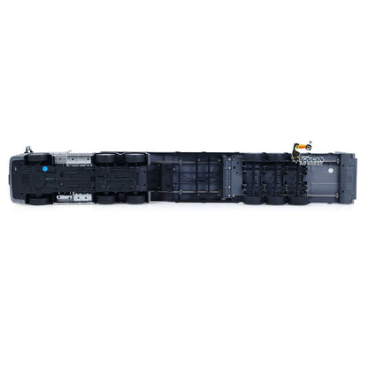 TOUCAN RC HOBBY US Stock HUINA 770S 1/18 Remote Control Tractor Truck Electric Support Legs Tail Board 3Axle Plastic Semi Flatbed Trailer RTR Model