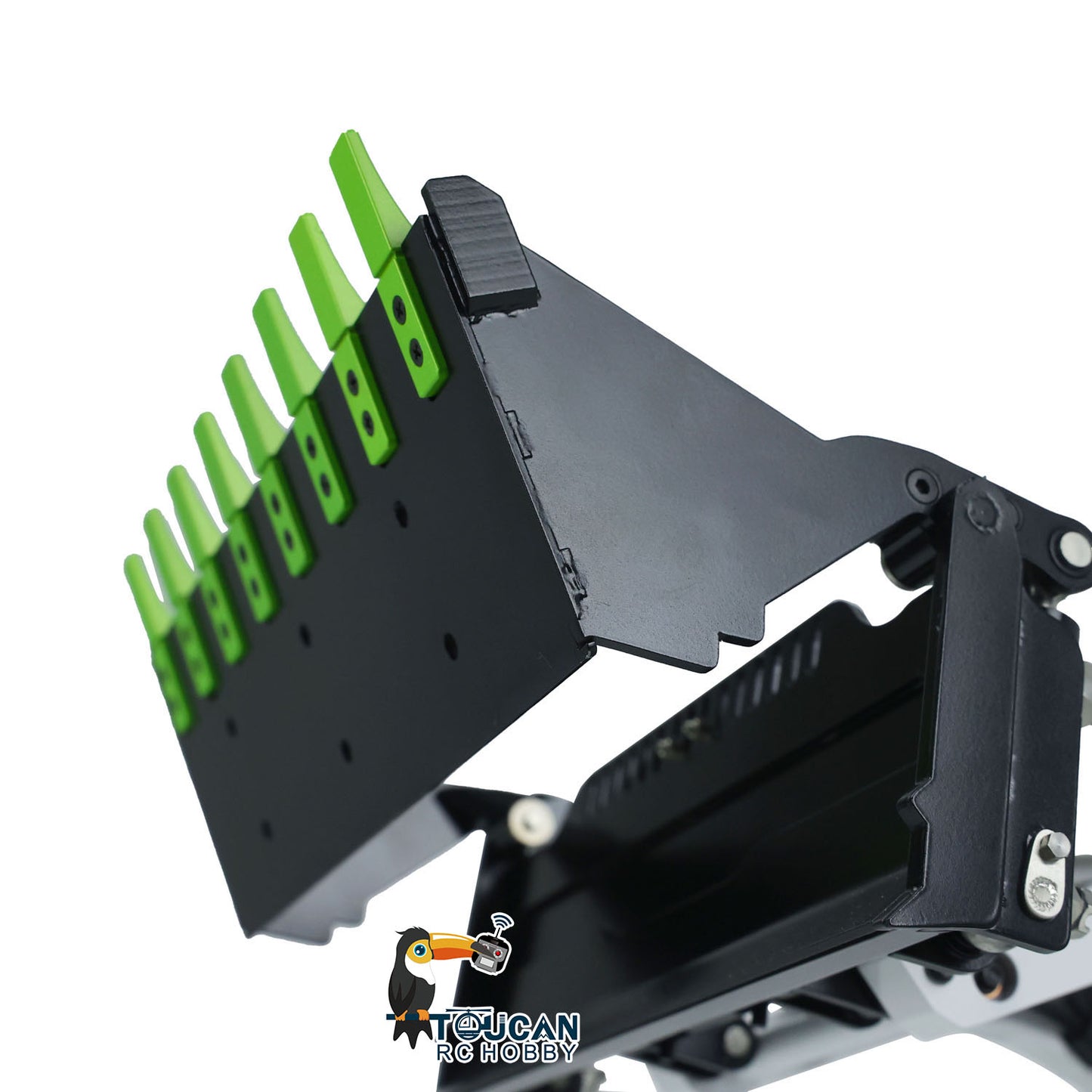 LESU Metal 1/14 Aoue LT5 Remote Controlled Hydraulic Loader Customized Assembled Painted Skid-Steer Ready To Run Vehicle Blade Sieve Bucket Hay Clamp Ripper