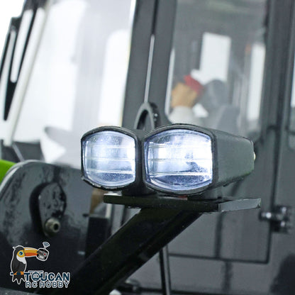 1/14 Scale RC Hydraulic Loader WA470 Metal Construction Vehicle 980L Remote Control Lights Sound Radio System