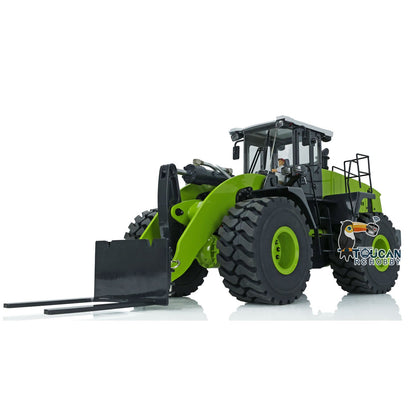 1/14 Scale RC Hydraulic Loader WA470 Metal Construction Vehicle 980L Remote Control Lights Sound Radio System