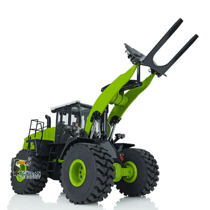 1/14 Scale RC Hydraulic Loader WA470 Metal Construction Vehicle 980L Remote Control Lights Sound Radio System