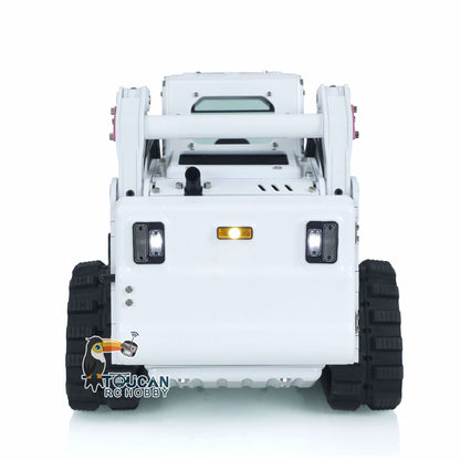 LESU AOUE LT5 1/14 Metal RC Skid-Steer Loader Hydraulic Construction Truck Sound Light FlySky i6S Radio Controller for Model Enthusiast