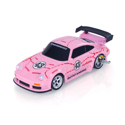 US Stock JIABAILE 993 2.4G Mini RC Drift Car 1/43 Racing Vehicle 4WD Ready to Go Toy Model Gyroscope Radio Battery Lights 4305A