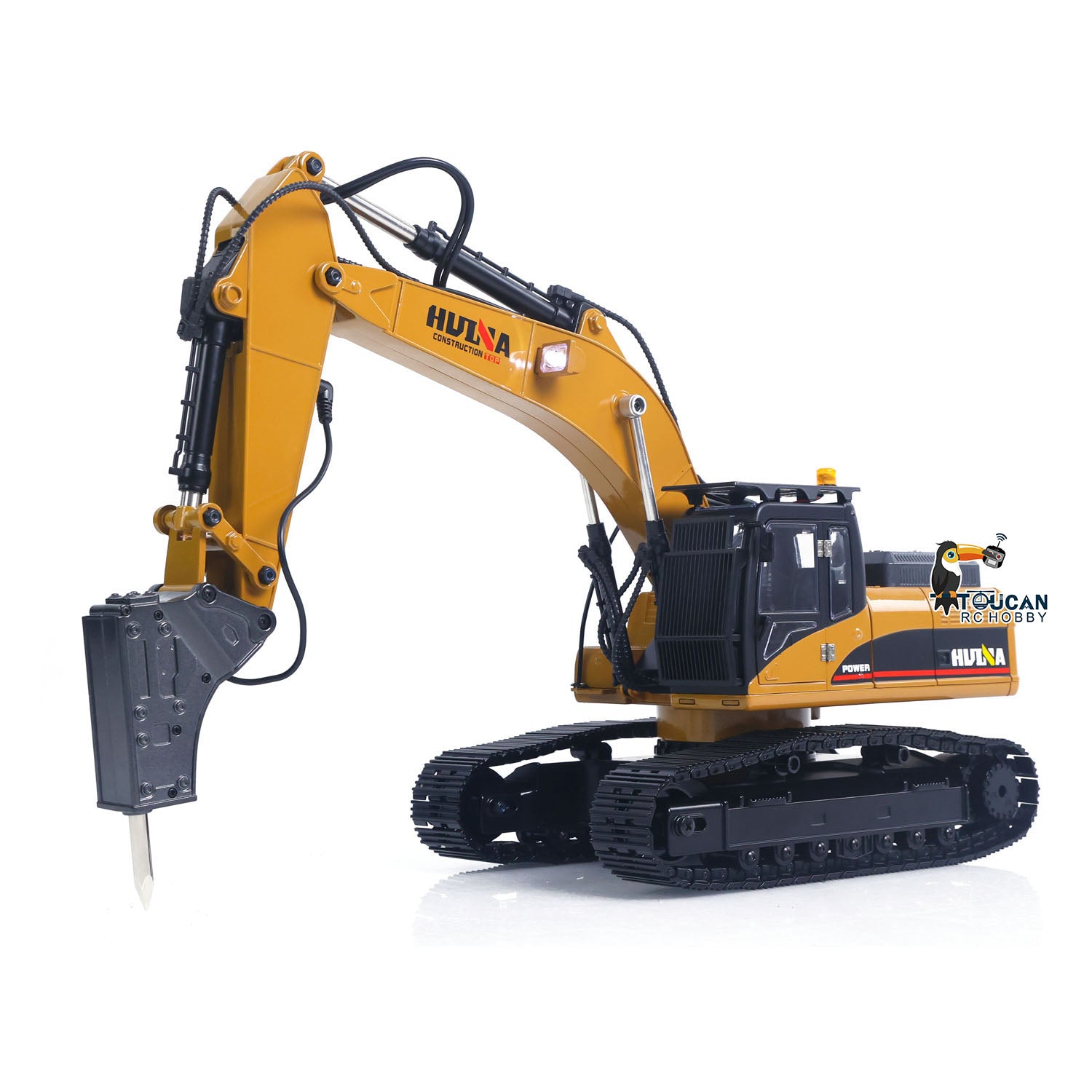 In Stock HUINA New Upgrade 580 1/14 Metal Excavator Model
