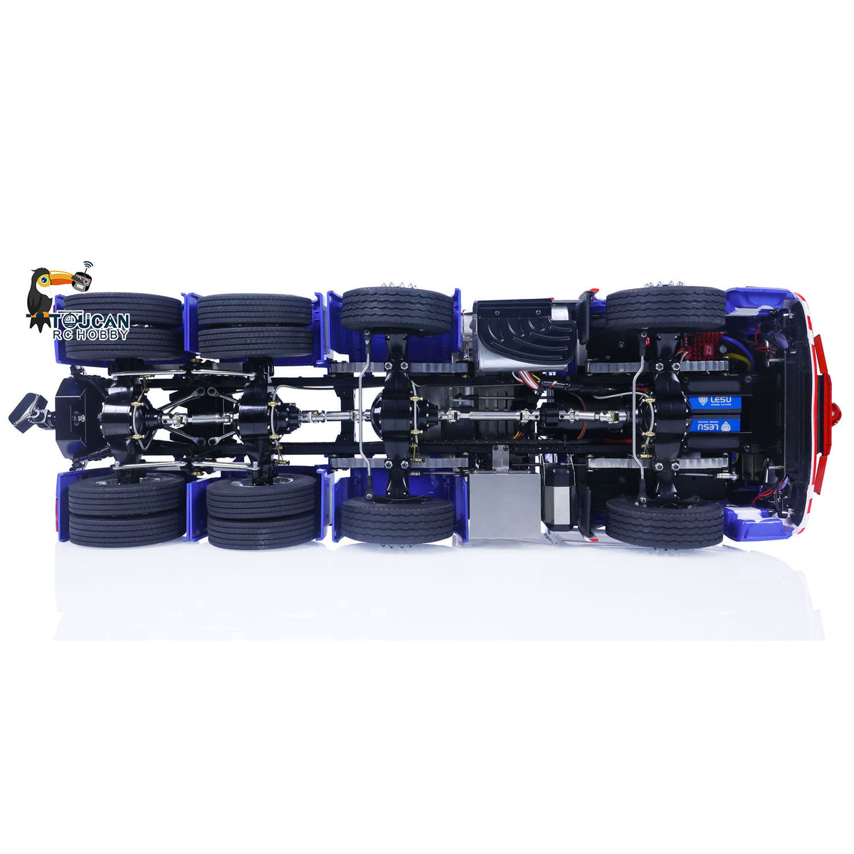 TOUCAN RC HOBBY 1/14  8X8 RC Tractor Truck 3-speed Transmission Remote Control Car Model