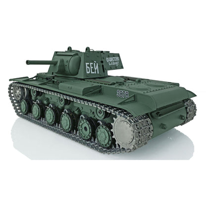 TOUCAN RC HOBBY Henglong 1/16 TK7.0 Promotion Soviet Union KV-1 RTR RC Tank 3878 360 Degrees Turret Smoke BB IR Metal Barrel Tracks Sprockets Idlers Wheels Gearbox