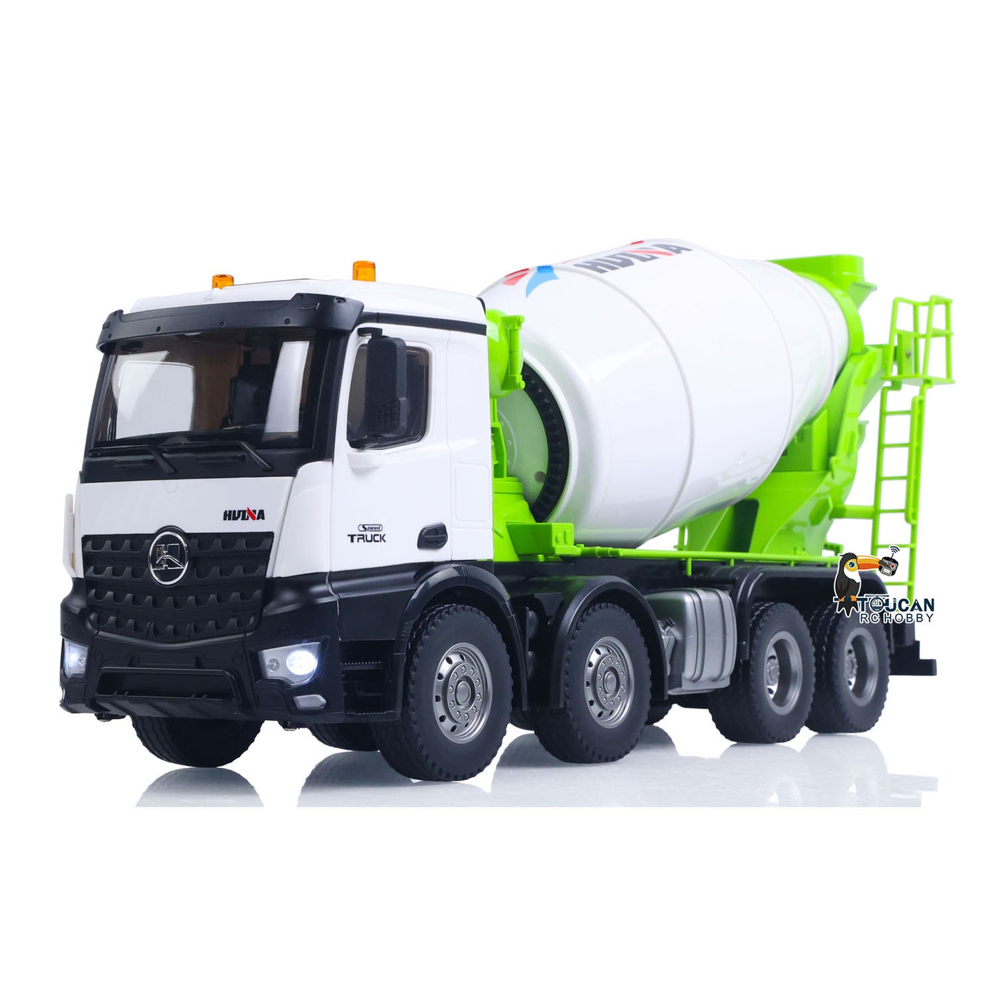 Fast Free Shipping for EU Metal 1/14 RC Mixer Truck RTR 2.4GHz Radio 12CH Light Sound Effects Remote Control Agitating Lorry Finished Model Toys Battery