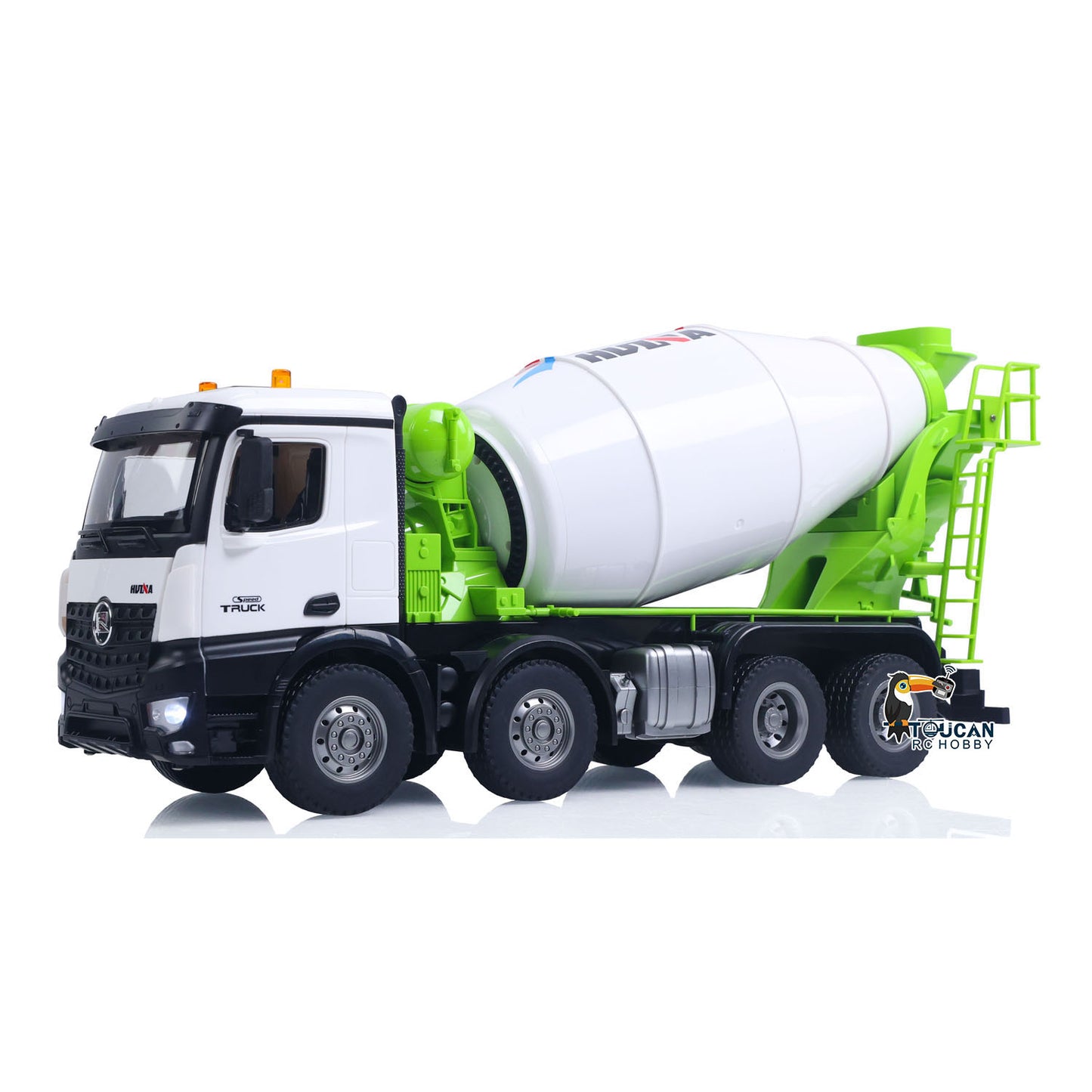 Fast Free Shipping for EU Metal 1/14 RC Mixer Truck RTR 2.4GHz Radio 12CH Light Sound Effects Remote Control Agitating Lorry Finished Model Toys Battery