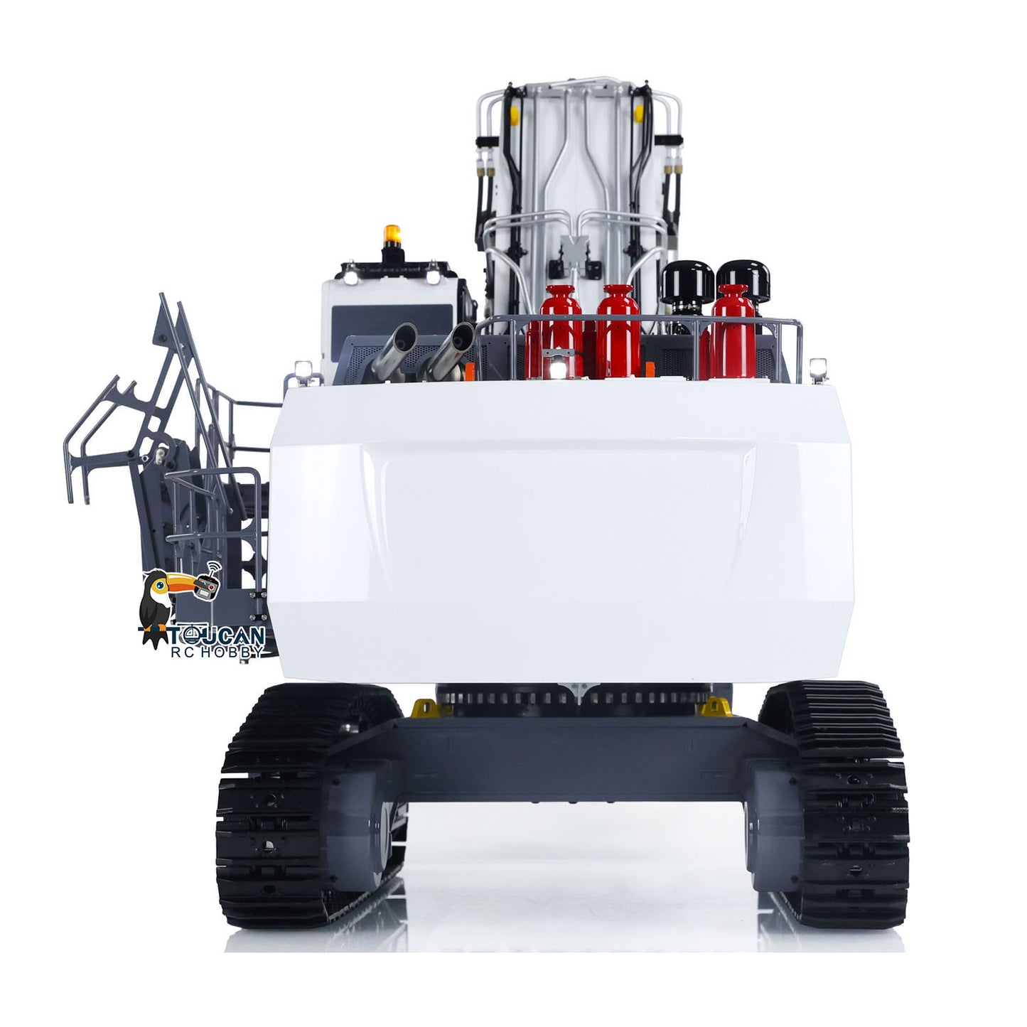 LESU Aoue 9150 1/14 Metal RC Excavator B0010 PNP/RTR Dual Pump Hydraulic Digger 5CH Valve Lighting Electronic Display Lifting Ladder for Construction Hobby Collectors