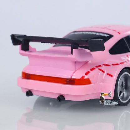 US Stock 1/43 2.4G Radio Control Drift Car Racing Vehicles High Speed 15KM/H 4WD Mini Car Model Battery Lights RTR Children Toys Gift