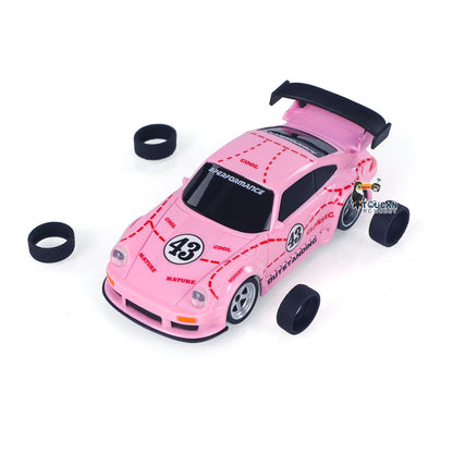 UK Stock JIABAILE 993 2.4G Mini RC Drift Car 1/43 Racing Vehicle 4WD Ready to Go Toy Model Gyroscope Radio Battery Lights 4305A