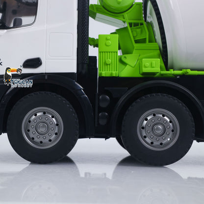 Fast Free Shipping for EU Metal 1/14 RC Mixer Truck RTR 2.4GHz Radio 12CH Light Sound Effects Remote Control Agitating Lorry Finished Model Toys Battery