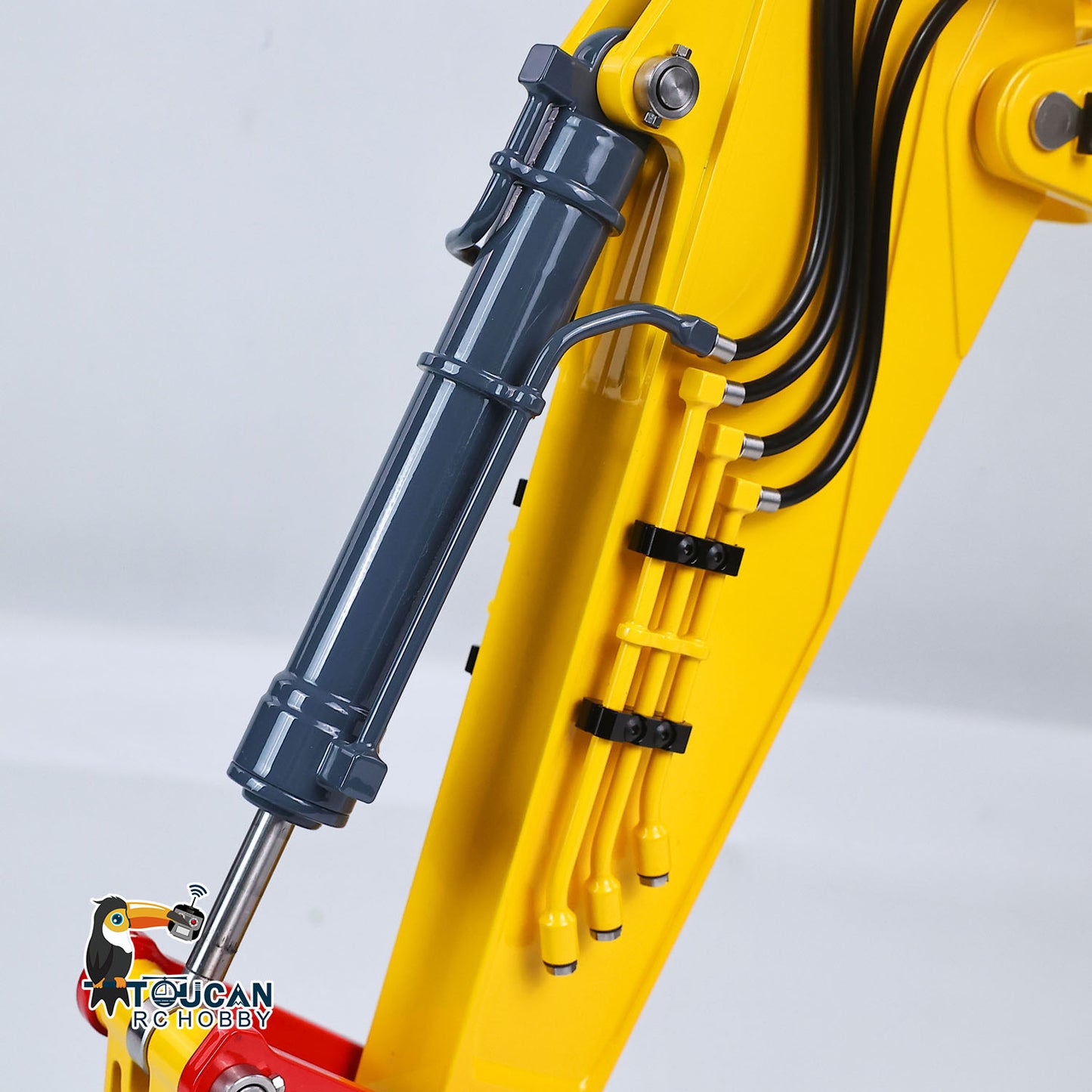 Metal LESU 1/14 Remote Control Hydraulic Tracked Excavator SK500 RC Digger 6CH Valve 3MAP Pump Brass Relief Valve Light System