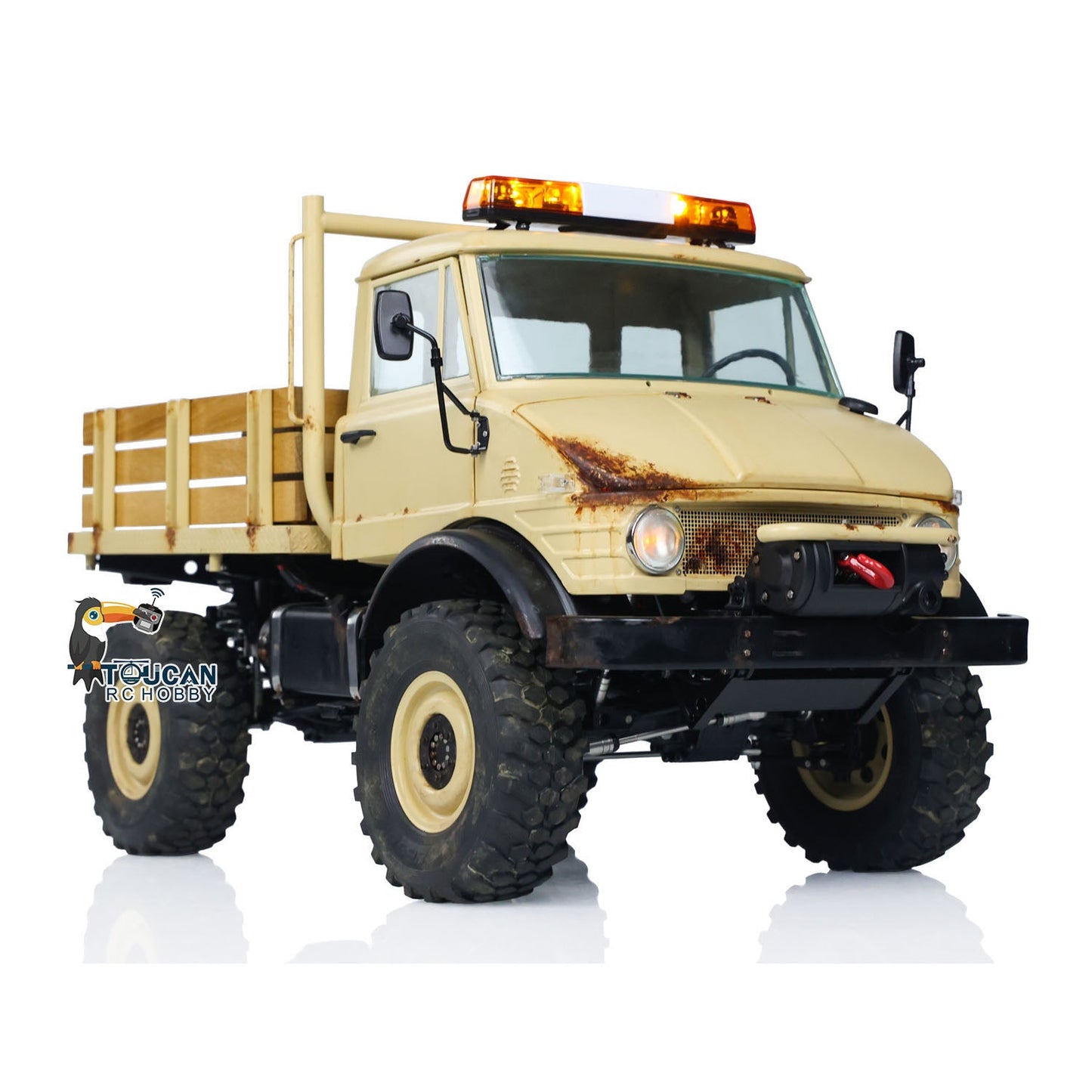 LESU 1/10 4*4 Metal RC Off-Road Vehicles Remote Control Car UM406 Painted Assembled Trucks RTR ESC Servo FS I6S